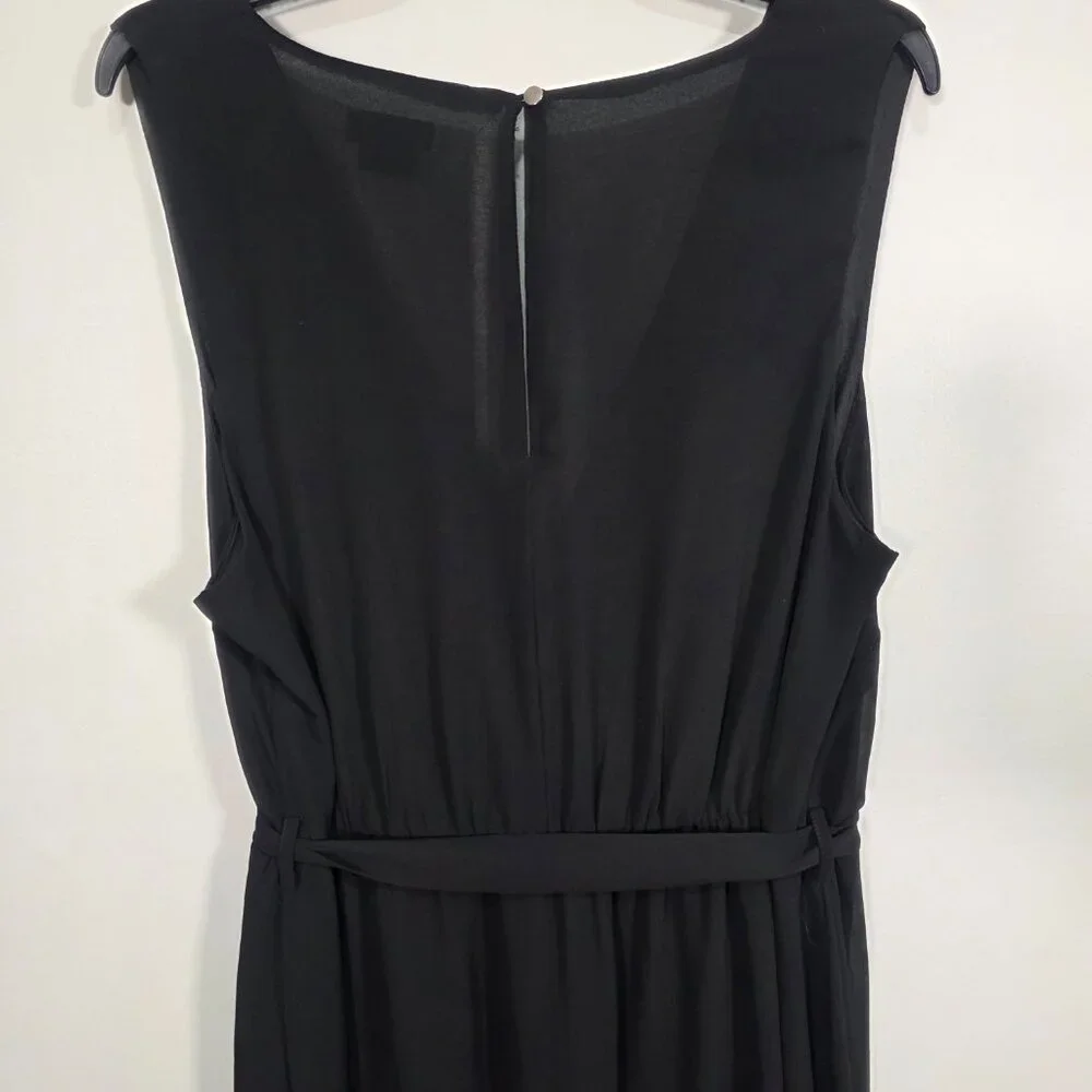 CITY CHIC Trendy Plus‎ Size Sleeveless Faux-Wrap Dress Size 16 - Picture 8 of 8